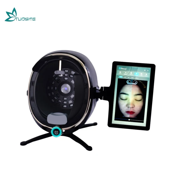3D 皮膚検出器 8 スペクトルデジタル顔深部皮膚水分分析スキャナー医療機器